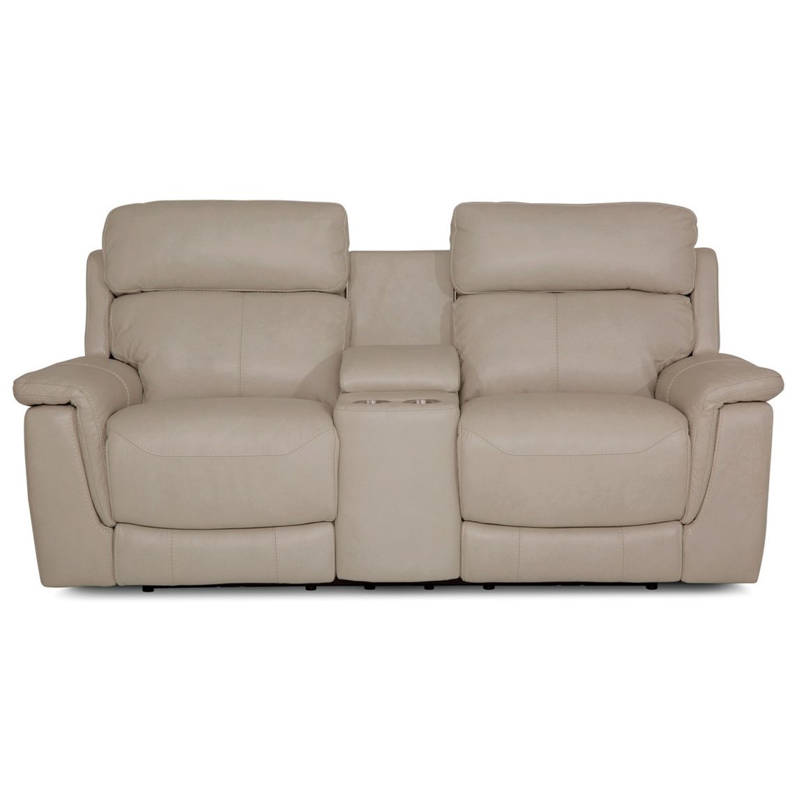 Power reclining loveseat with best sale console and usb port